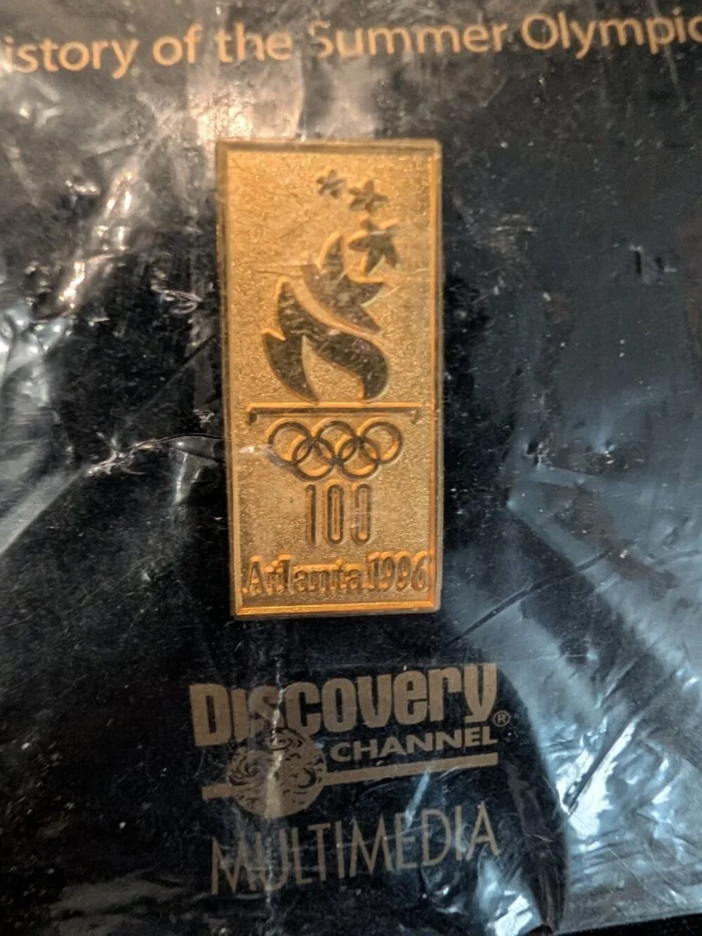Olympic Pin 1996 Atlanta Olympic GOLD Color Pin 2